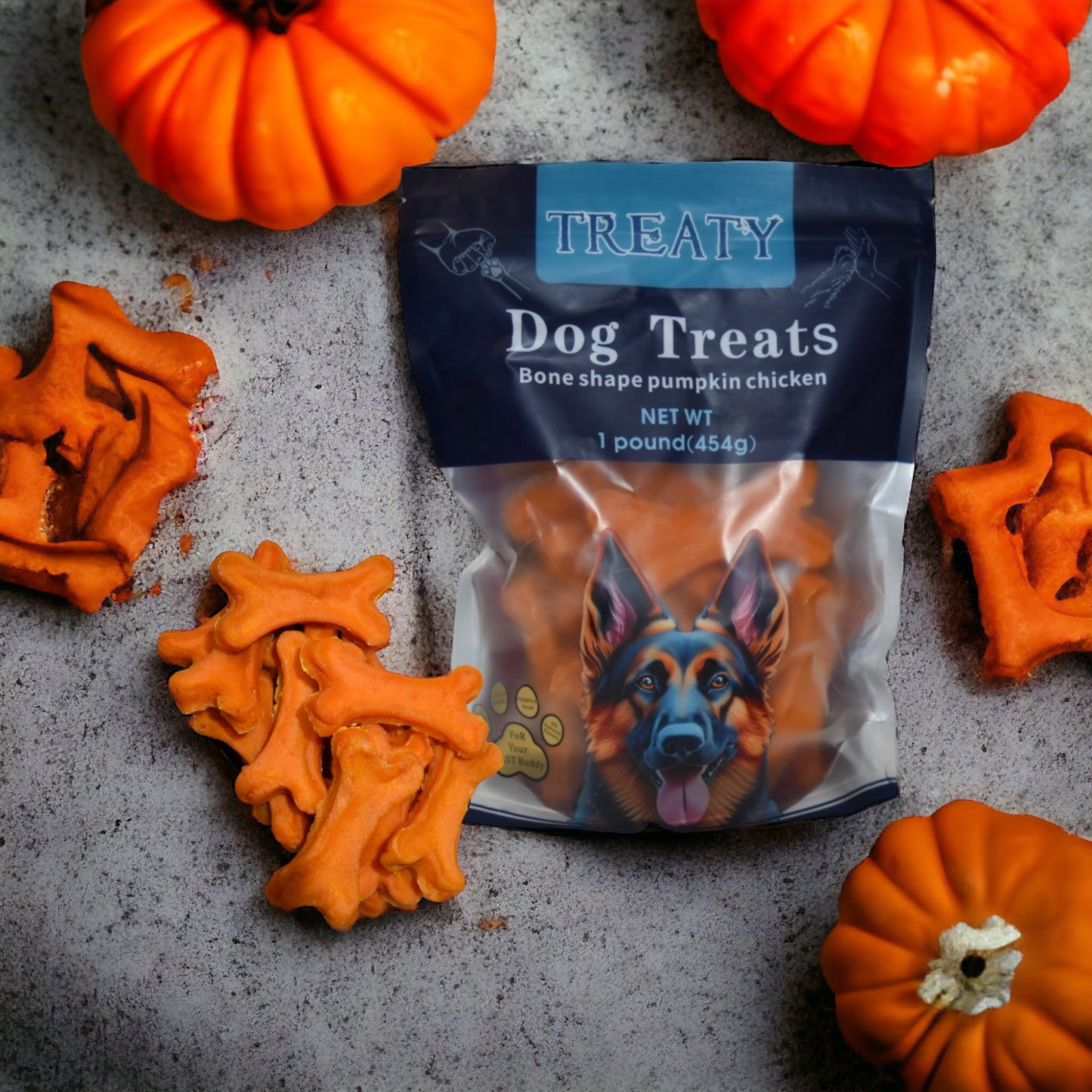 Bone Shape Pumpkin Chicken